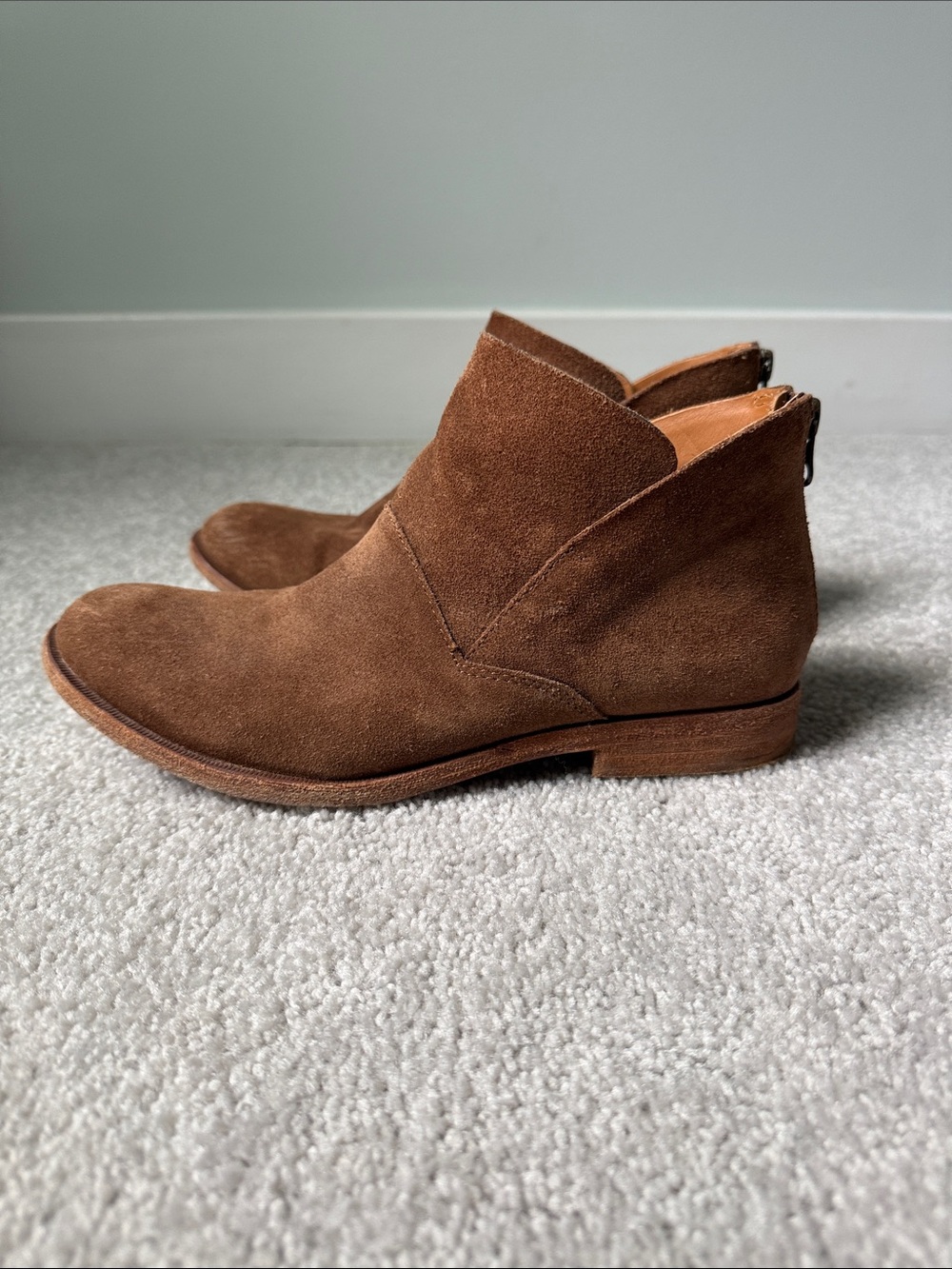 Kork-Ease Ryder Brown Suede Ankle Boots